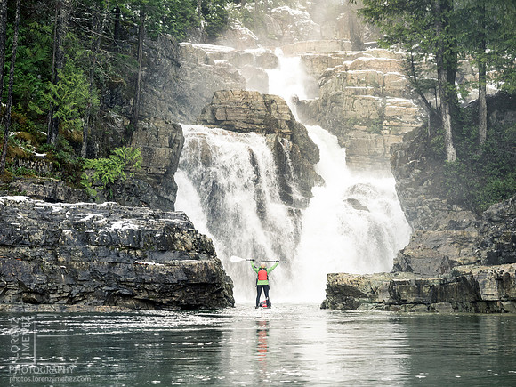 Myra Falls from below