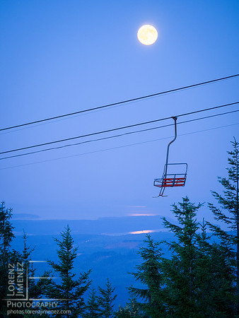 Supermoon at Forbidden Plateau