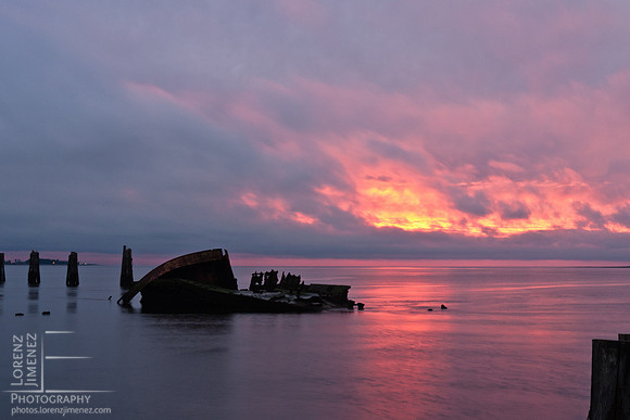 Royston Wreck Sunrise