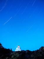 Startrails at the Amphritite Lighthouse